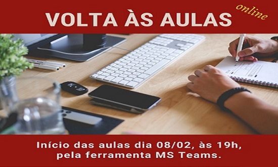 Foto da notícia Início das aulas - 08/02/2021