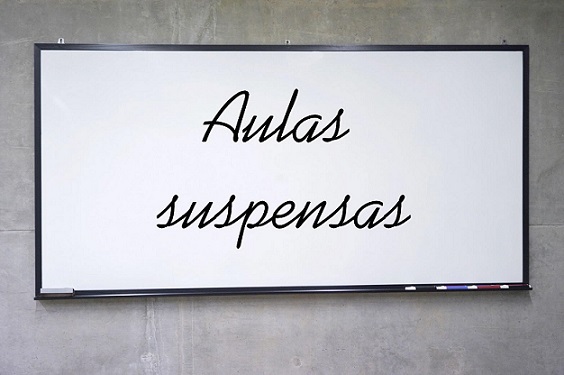 Foto da notícia Aulas suspensas 29/05